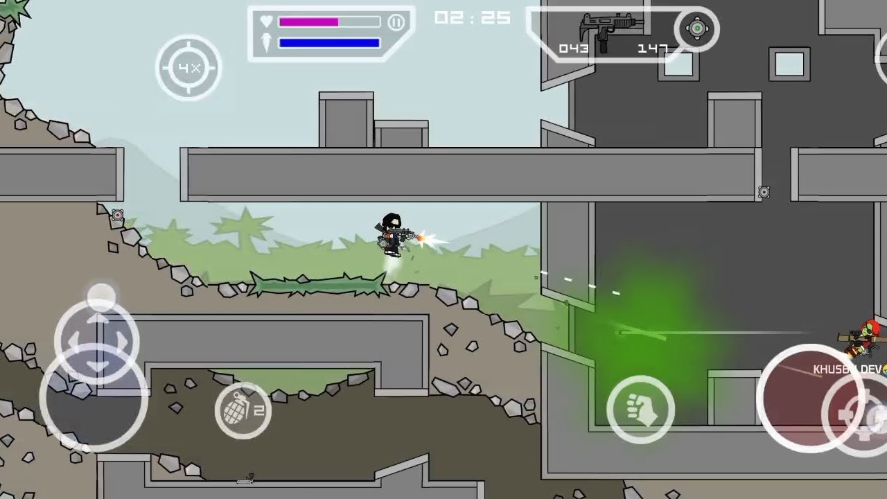 Suspension 🚟 Win 😱#minimilitia 