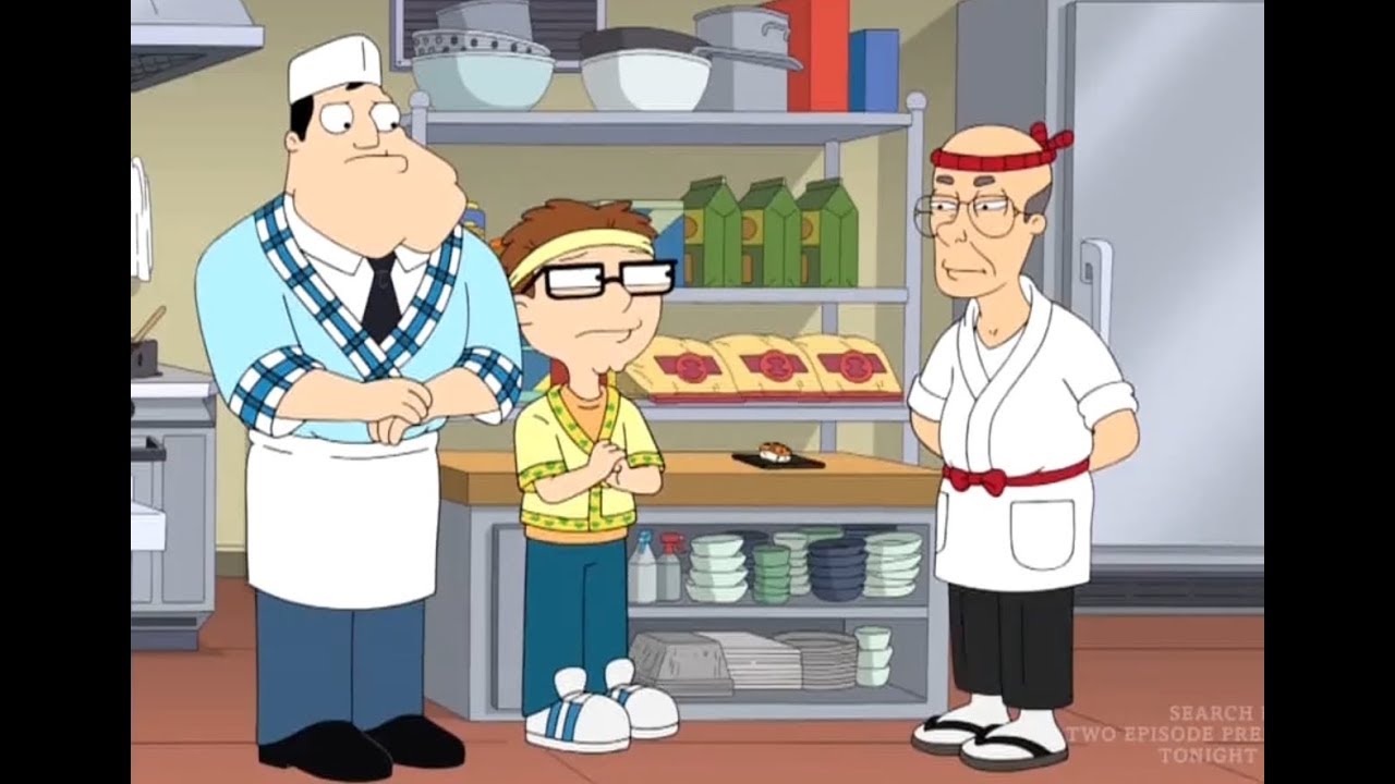 American Dad - Stan And Steve Learn To Make Shushi