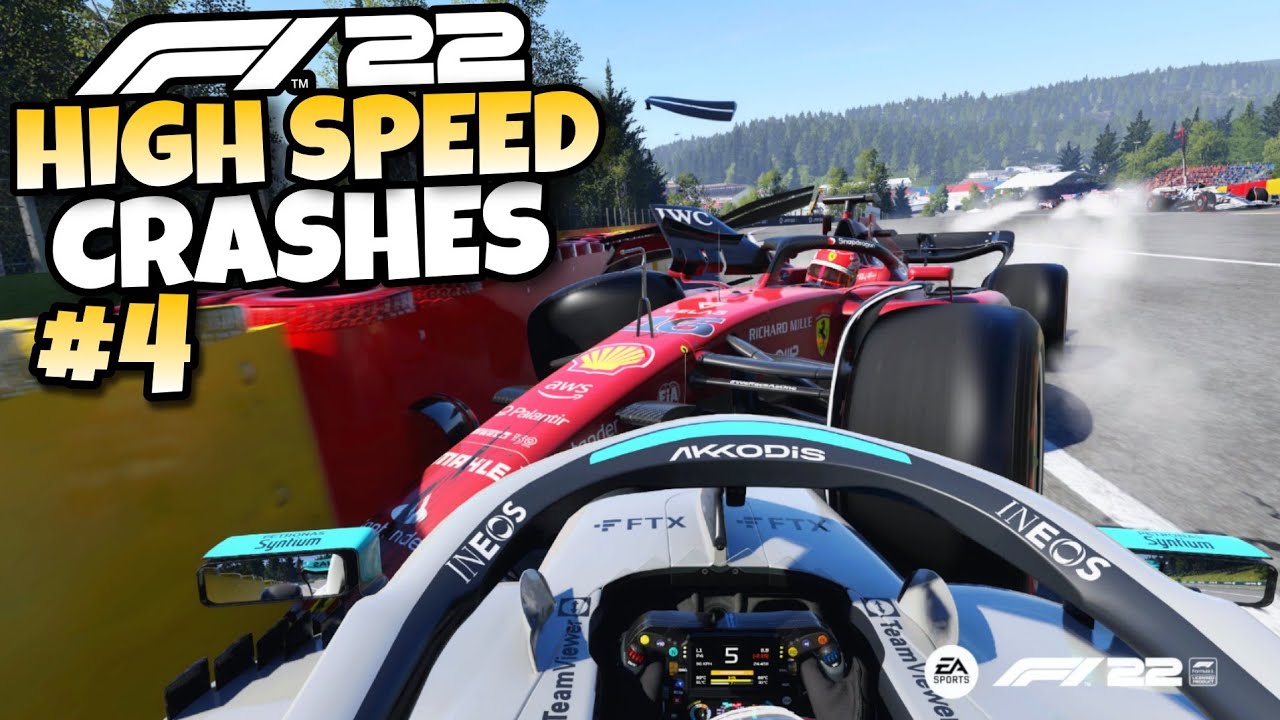 F1 22 HIGH SPEED CRASHES #4