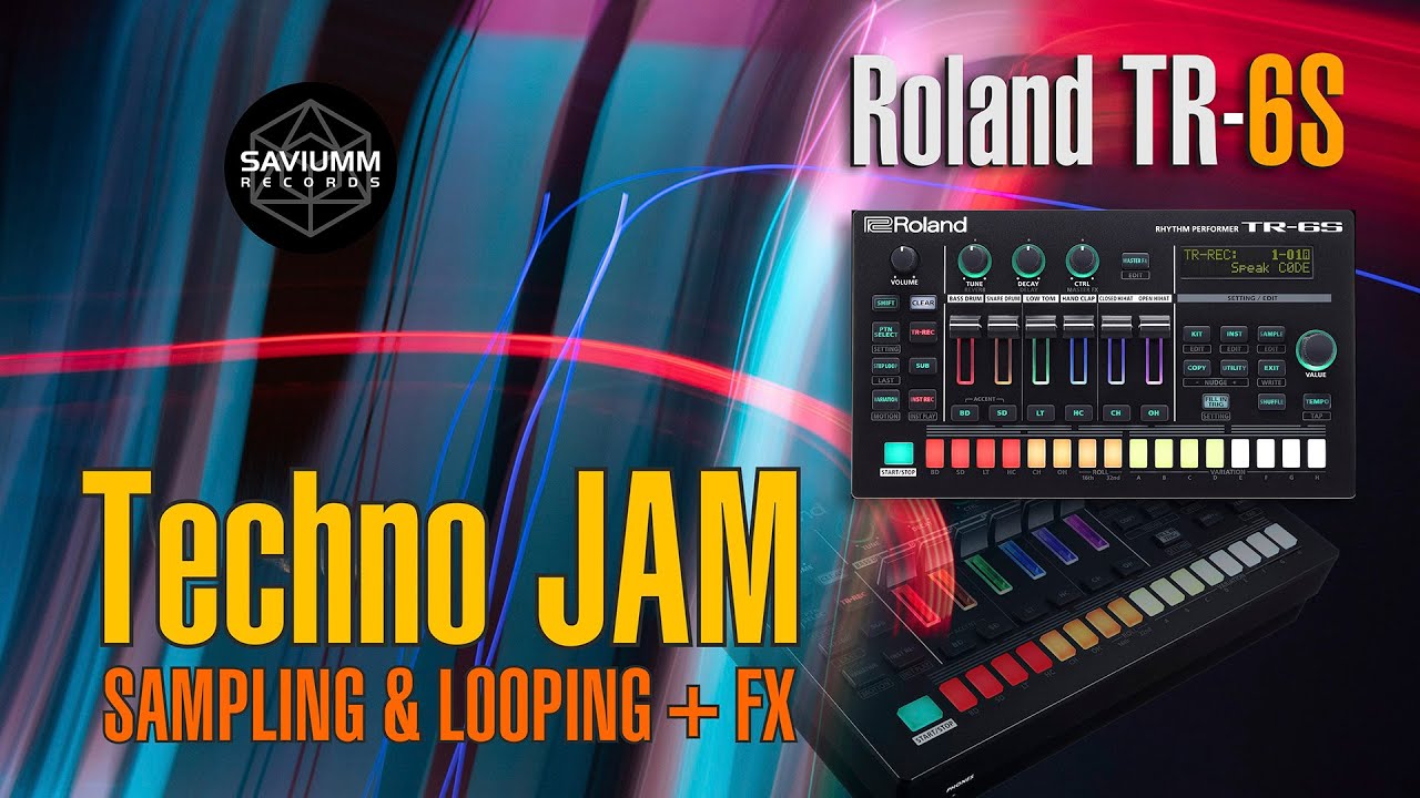 Techno JAM // Live session on Roland TR-6S