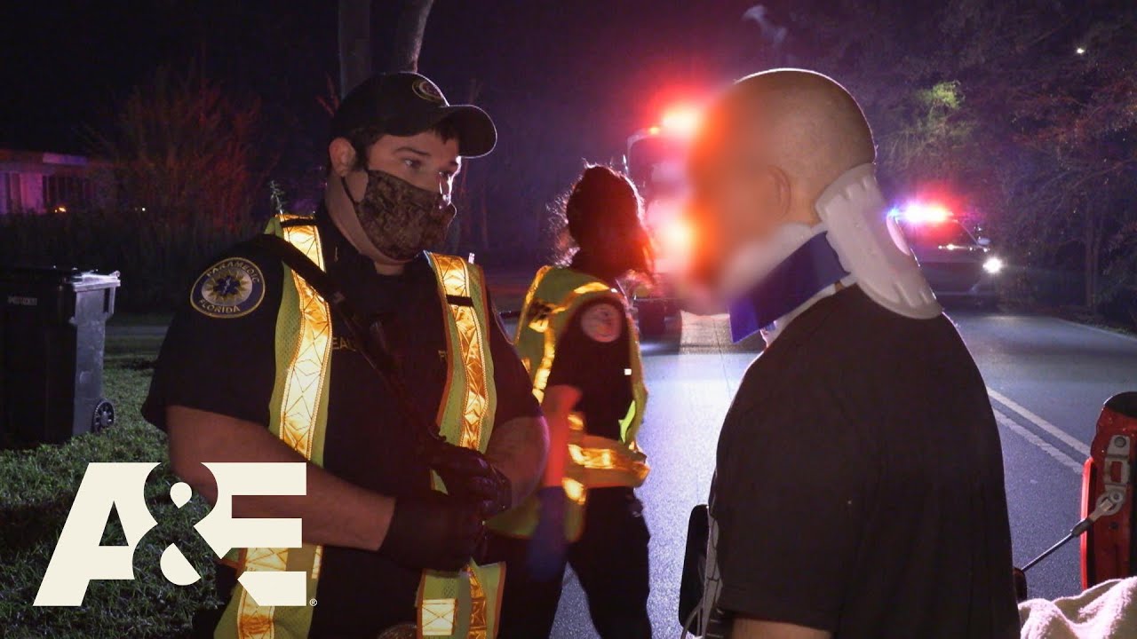 Live Rescue: Motorcycle Crashes Into Pickup (S3) | A&E