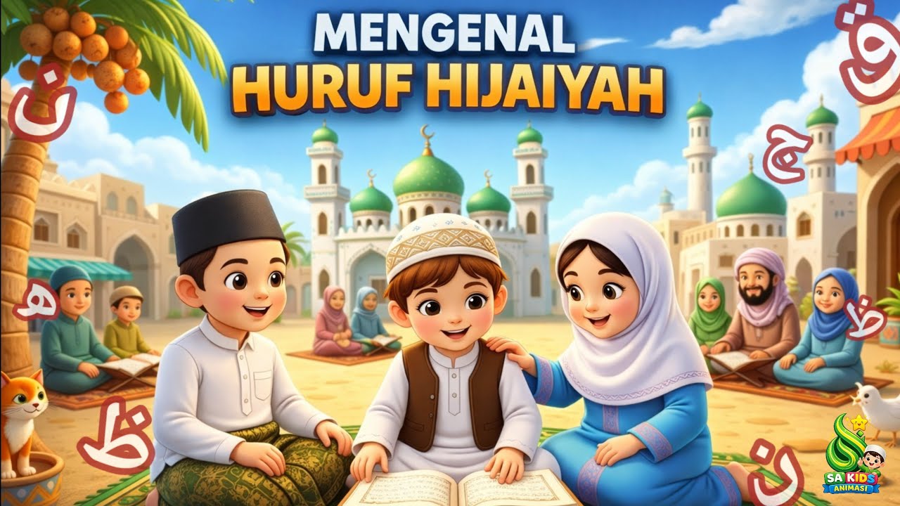 Lagu Anak Islami | Mengenal Huruf Hijaiyah | Lagu Anak Anak Indonesia