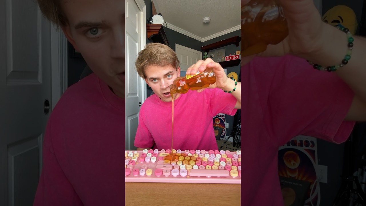 Making a satisfying honey keyboard!