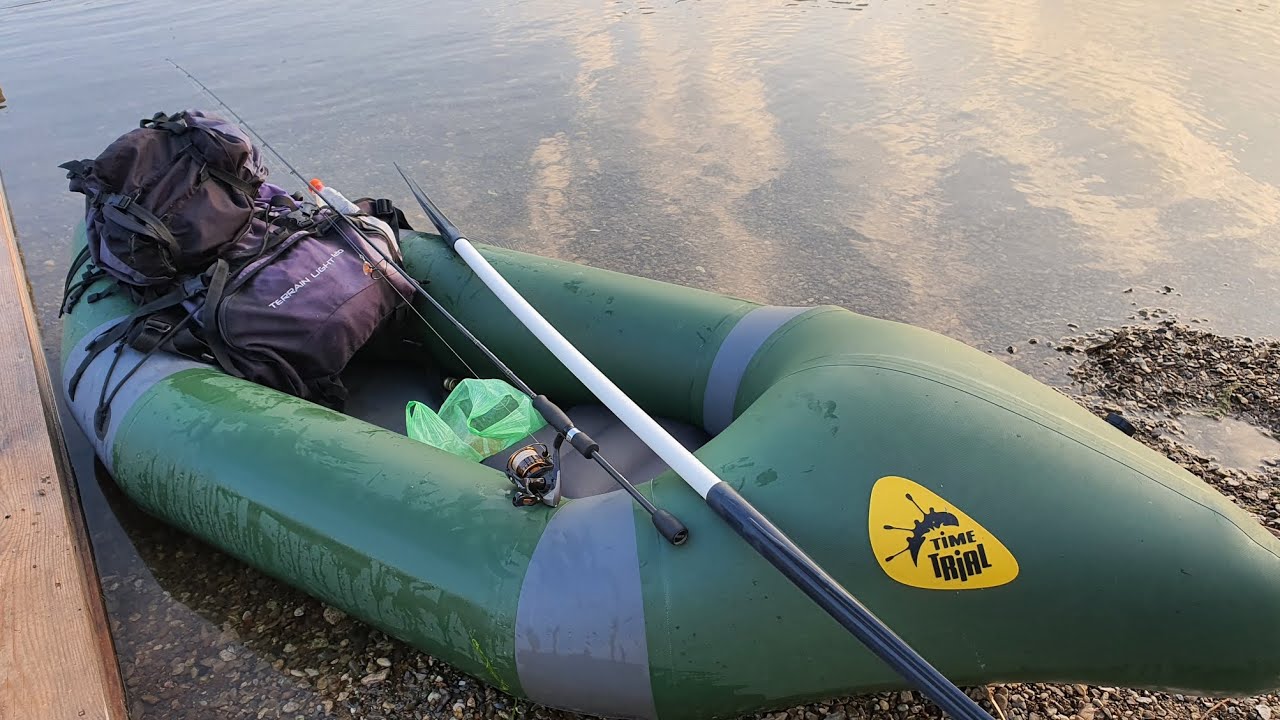 Сплав на пакрафте и рыбалка на реке Сылва.