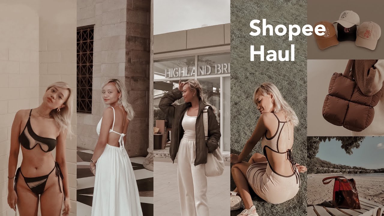 BEST and Affordable Shopee Haul | Part 18 (dress, bags, swimsuits) 🦋