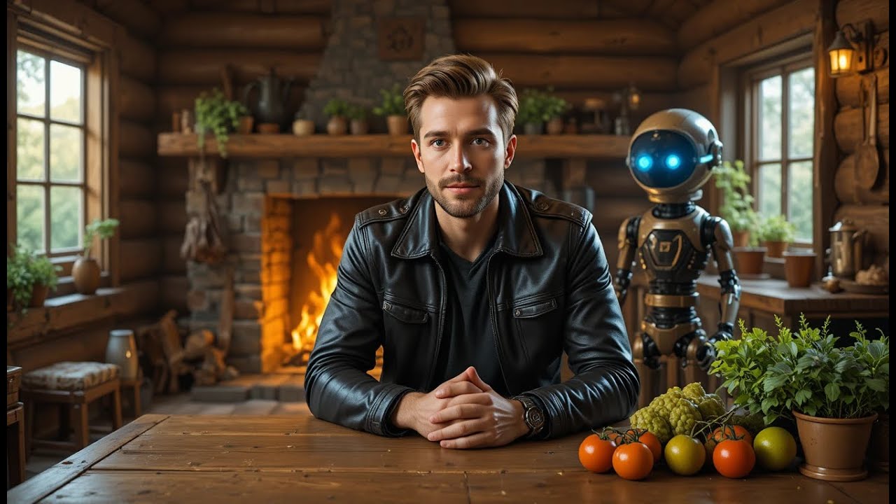 Sie beauftragten den Bau eines Unterstands im Unterricht– der Mensch hatte einen Kamin und Werkzeuge