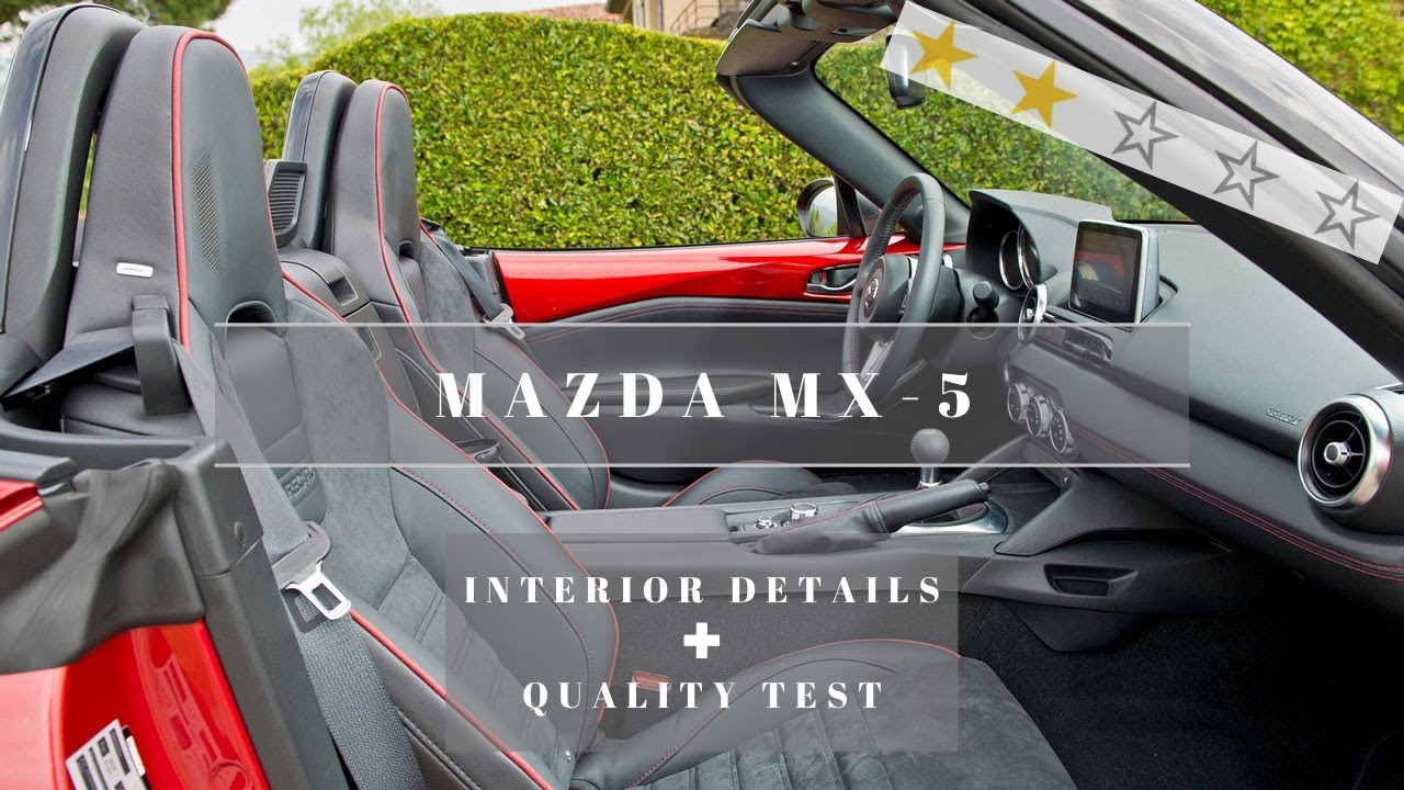 Mazda MX-5 ND (2023) | Interior Details And Quality Test