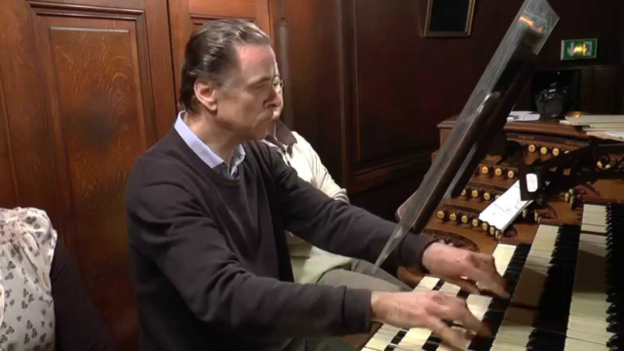 Saint-Sulpice organ, Ben van Oosten (rehearsals of concert 19 April 2015) AROSS