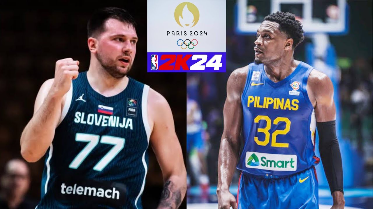 SLOVENIA vs. GILAS PILIPINAS / FULL GAME / Basketball Olympic Paris 2024 / NBA 2K24