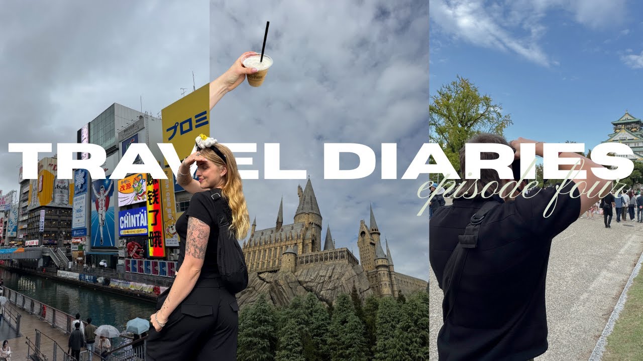 japan diaries episode four: osaka | going to hogwarts, super nintendo world & more! | maddie lewis