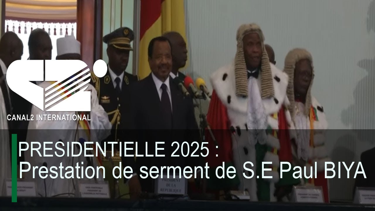 🚨 [LIVE] PRESIDENTIELLE 2025 : Prestation de serment de S.E Paul BIYA