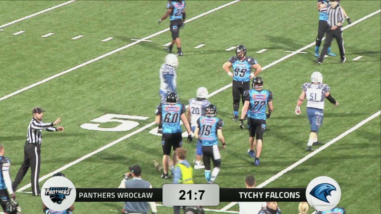 Panthers Wrocław vs Tychy Falcons - TopLiga - Skr&oacute;t Meczu