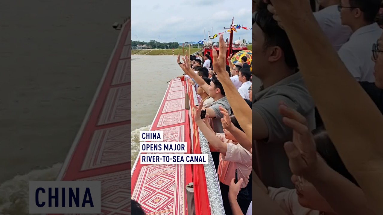 China opens major river-to-sea canal in Guangxi