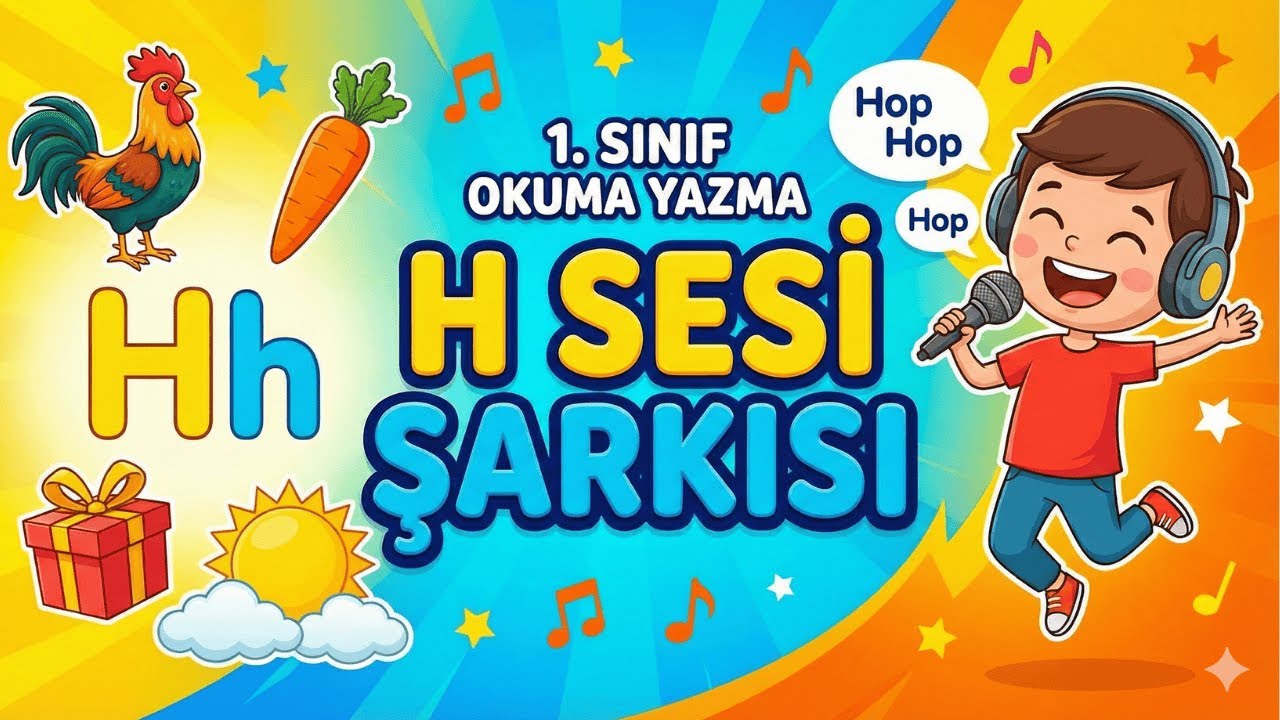 H Sesi Şarkısı - Hop Hop Hop! | 1. Sınıf Okuma Yazma Öğretimi