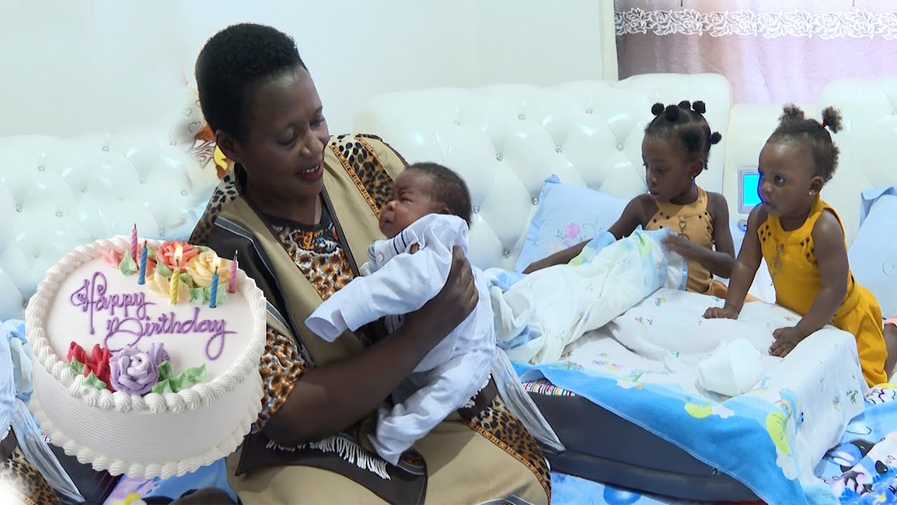 Omwana wa Senga Kulanama awezeza emyaka 3. Baby omuto wasula wewunyisa - Happy Birthday