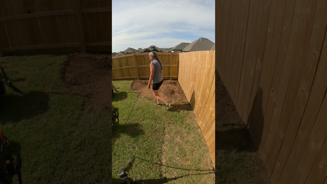 Flower Bed for Dog Pee & Poop! 🐕 💩 #lawncare #landscaping