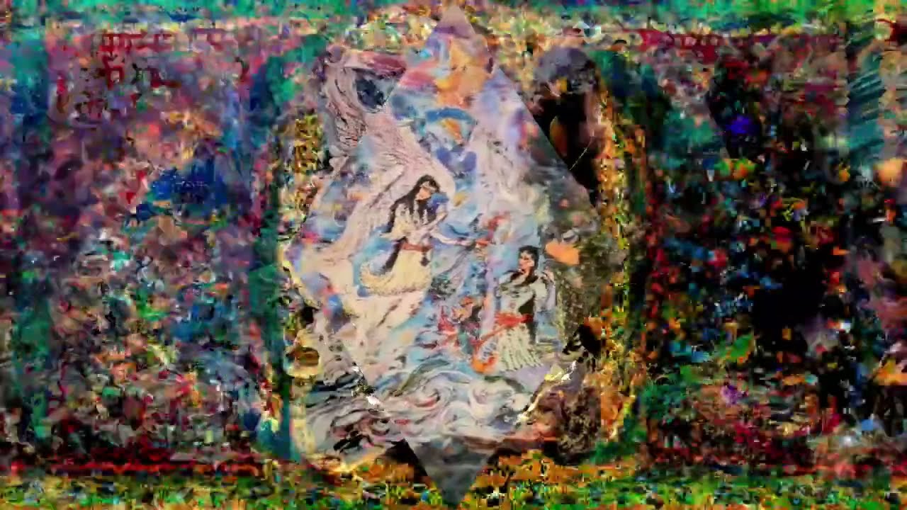 Avaz on Rumi Sonnet (Isfahan)Homayoun Shajarian VISUALS AI AUDIO REACTIVE 3D DESIGN PERSIAN PAINTING