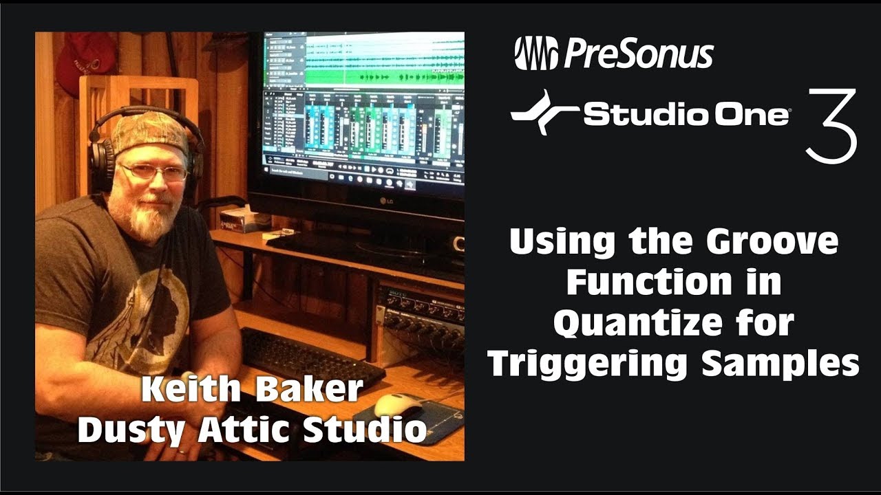 Studio One - Using Groove to Trigger Samples