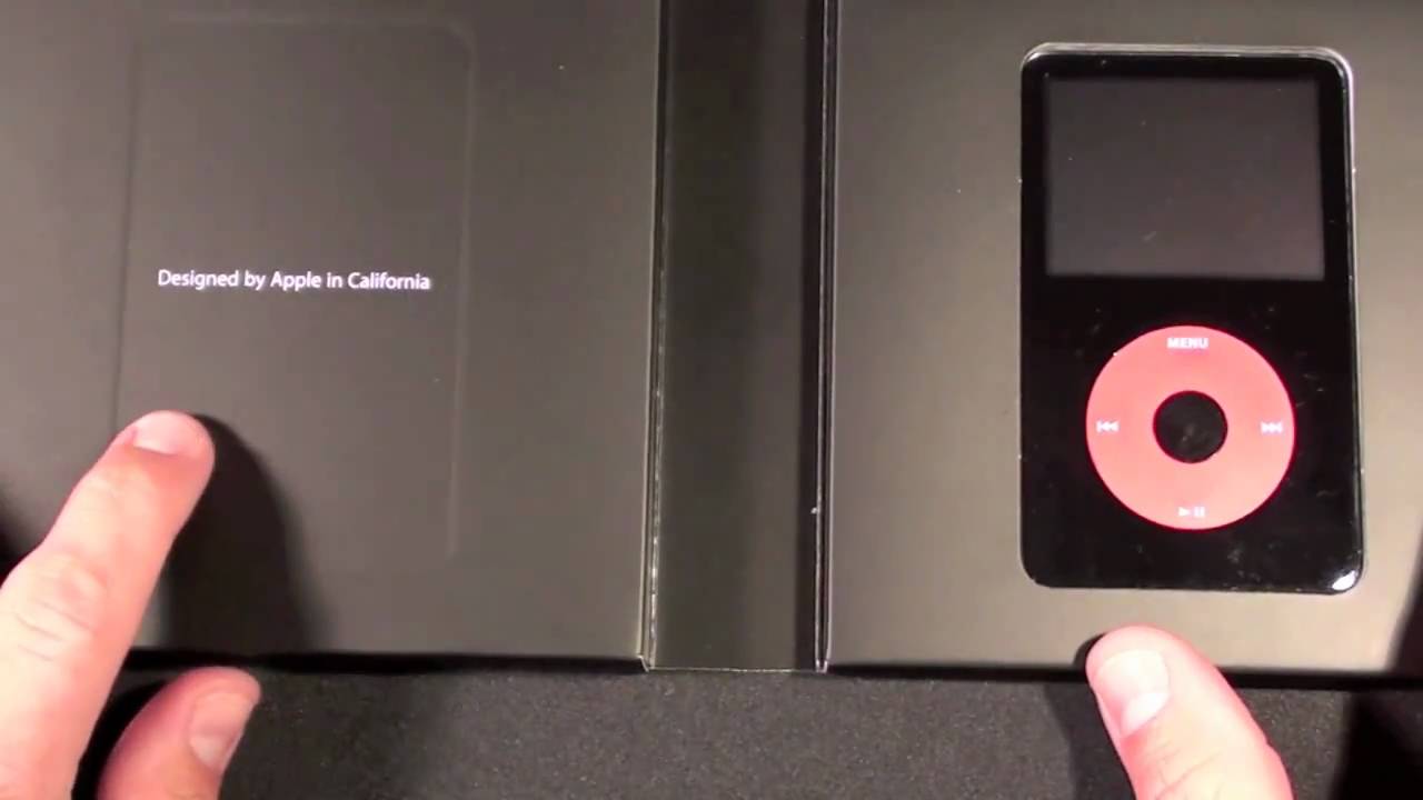 Apple iPod U2 Special Edition (5-го поколения): распаковка