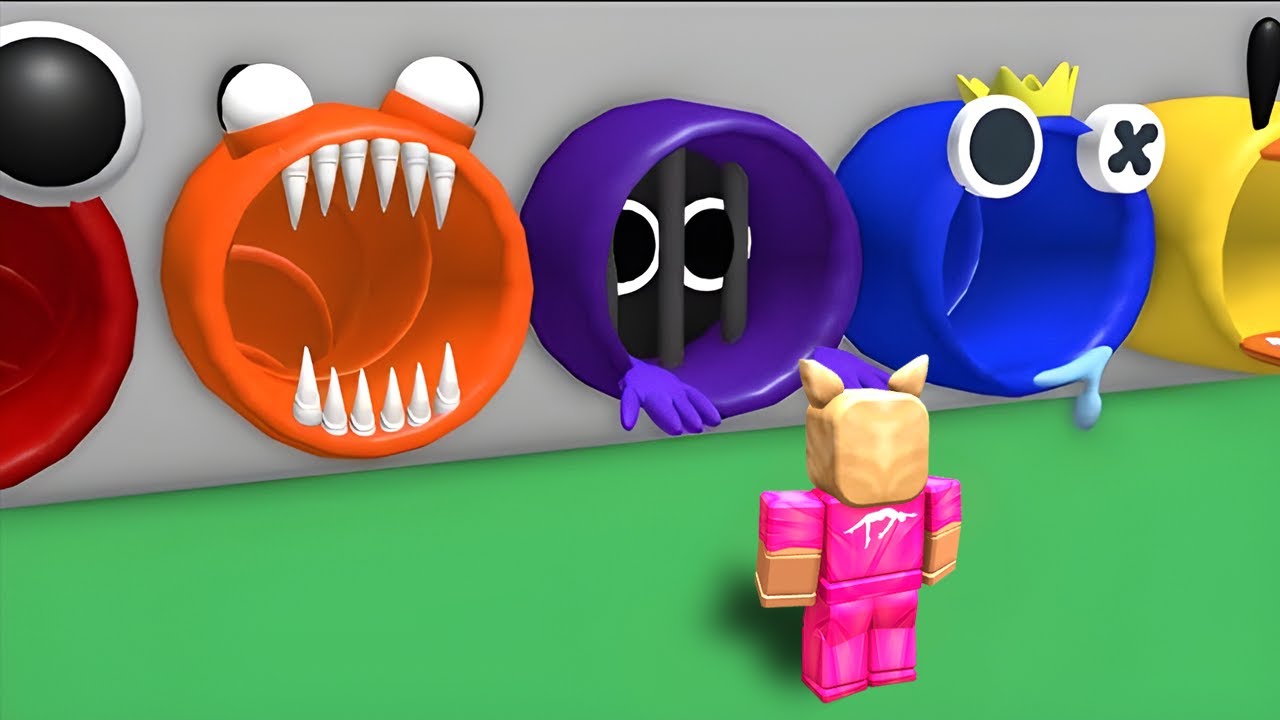 ¡TOBOGÁN PROHIBIDO RAINBOW FRIENDS! (¡Aterrador...)