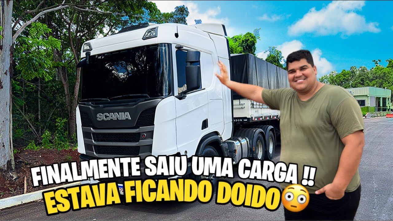 Depois de 3 dias sem Carga, Finalmente carreguei o Caminhão 😳