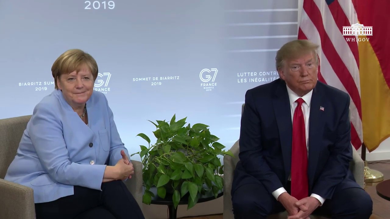 President Trump Participates in a Bilateral Meeting with the Chancellor of Germany