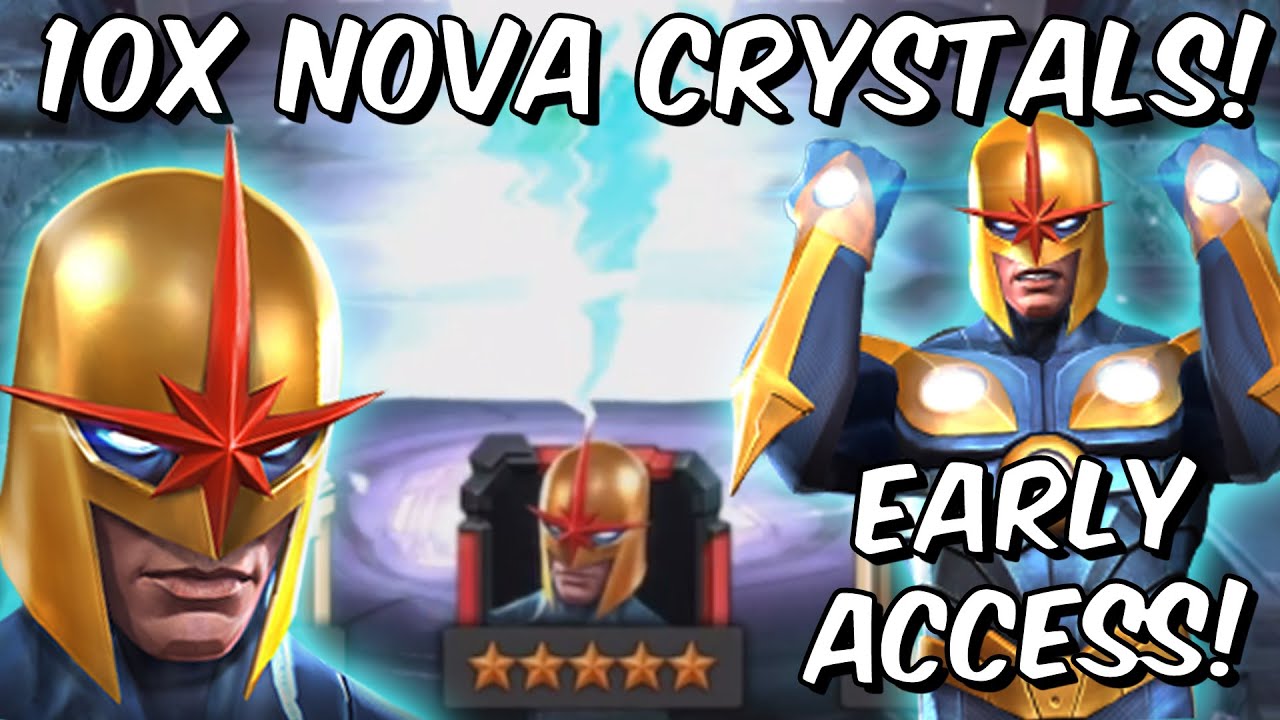 10x 5 & 6 Star Nova Cavalier & Grandmaster Crystal Opening! - Marvel Contest of Champions