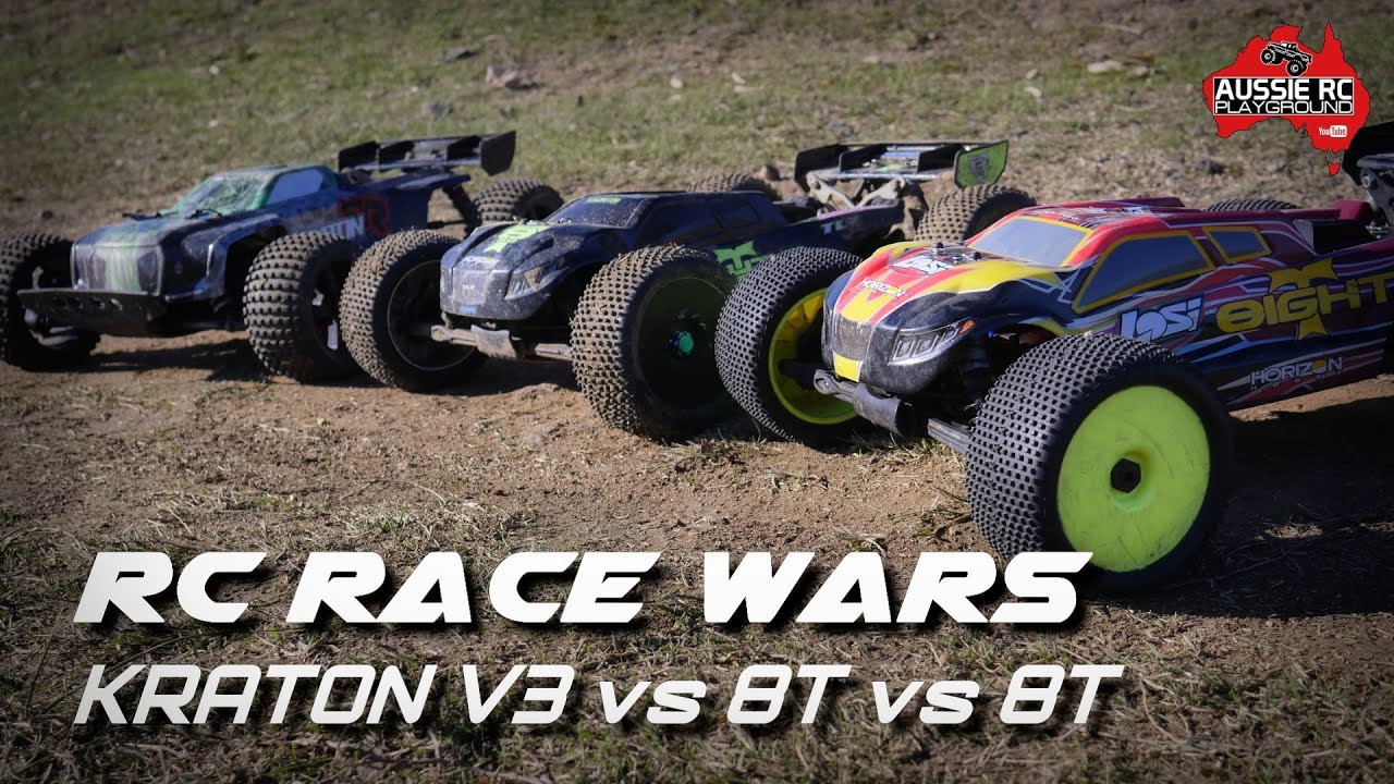 RC RACE WARS: Losi 8T vs Kraton vs Losi 8T