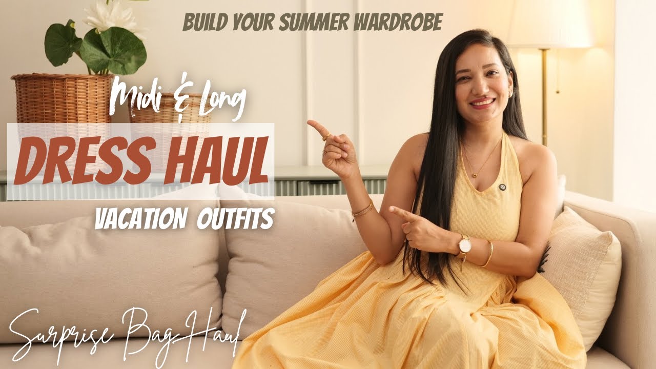 Myntra Summer Dress Haul 2026 | Midi & Maxi Dresses Under ₹2500 | Vacation Outfit @swatiboraofficial