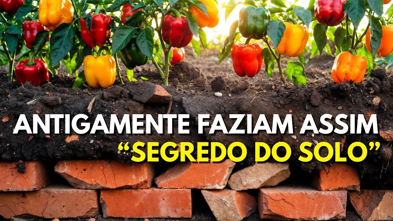 Um TIJOLO enterrado turbina sua produção, por que ninguém ensina isso?