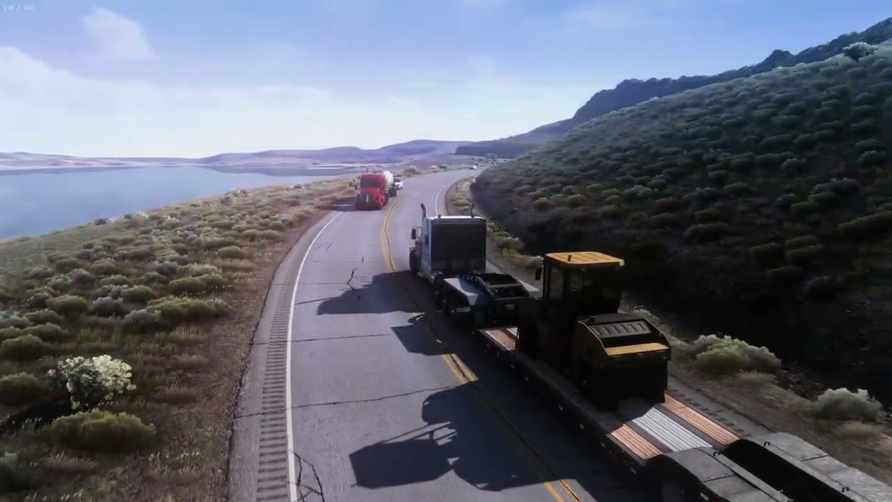 American truck simulator 1.57 | PNG/ SnowyMoon / My reshade preset