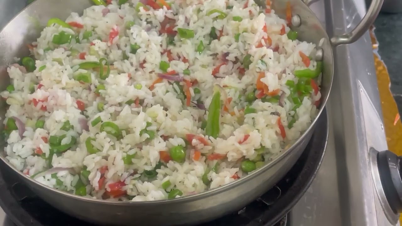 Veg fried rice  Madhuri ghadge