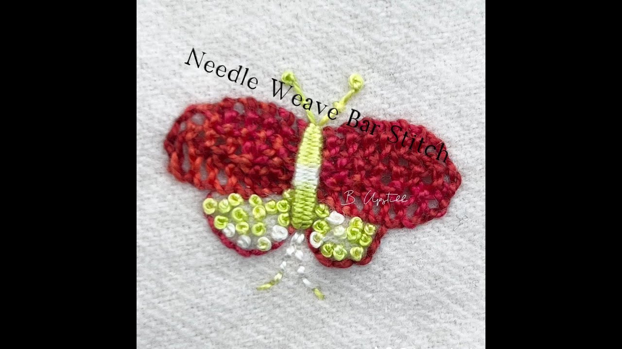 Needle Weave Bar Stitch - Left or Right Handed