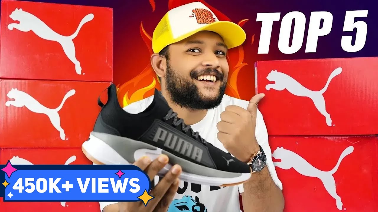 🔥 5 Best Puma Shoes/Sneakers haul For Men 2023 | Puma Running/Casual Shoes | ONE CHANCE