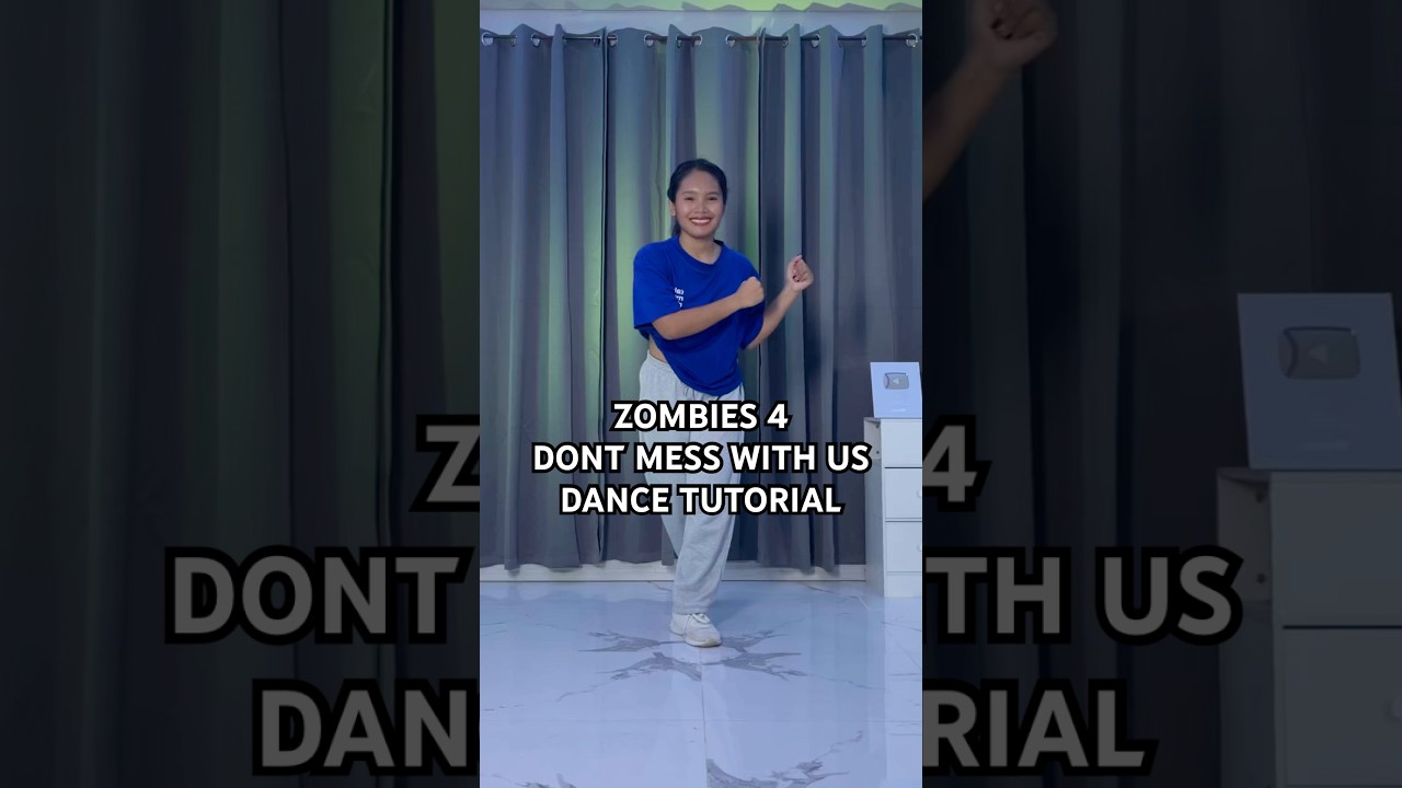 ZOMBIES 4 - Don&rsquo;t Mess With Us Dance Tutorial Slow and Mirrored #zombies4 #dancechallenge #dance
