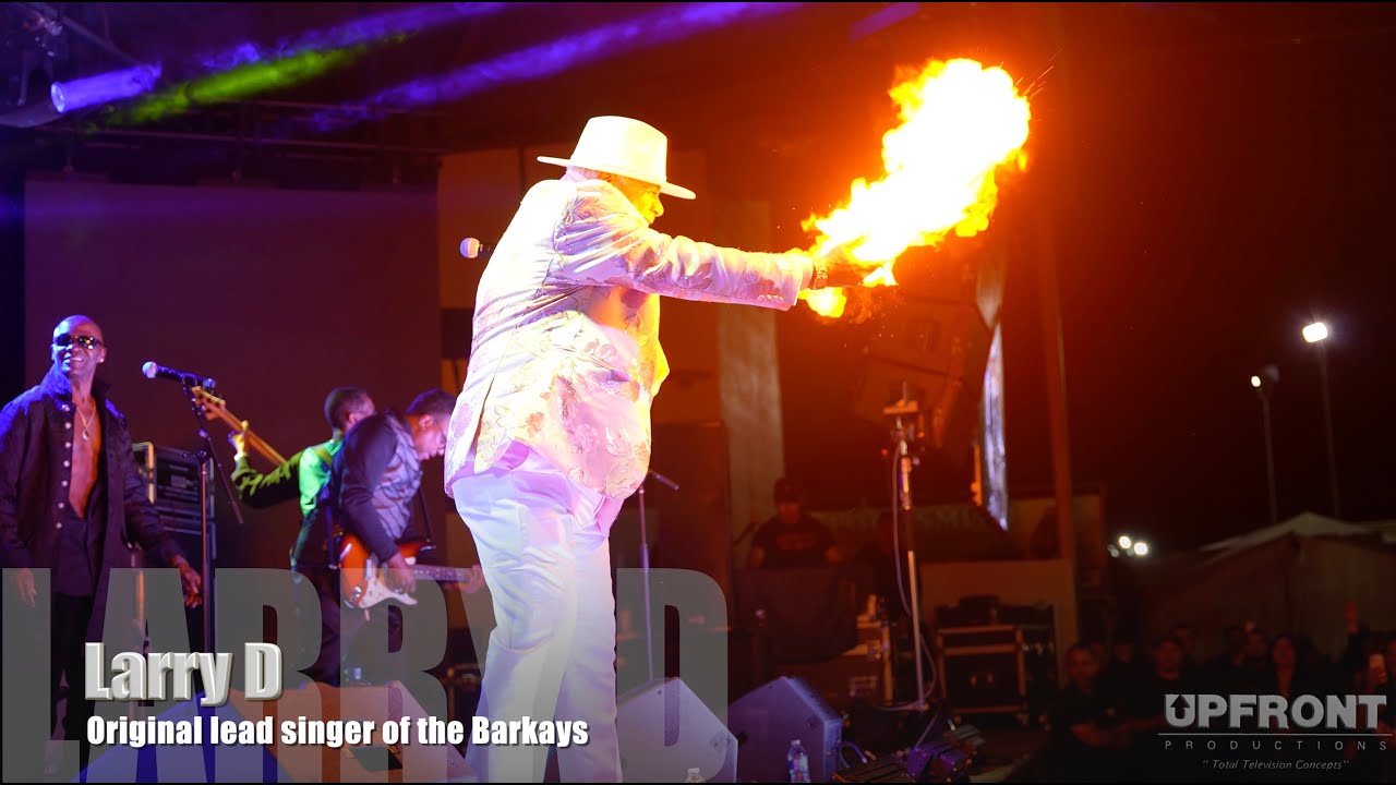 Larry D original lead singer of the Bar-Kays sets the stage on fire in Santa Fe Springs, CA