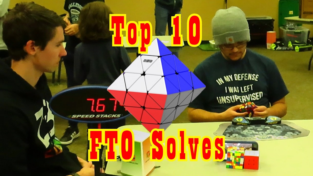 Top 10 FASTEST FTO solves Ever! #ftoforwca