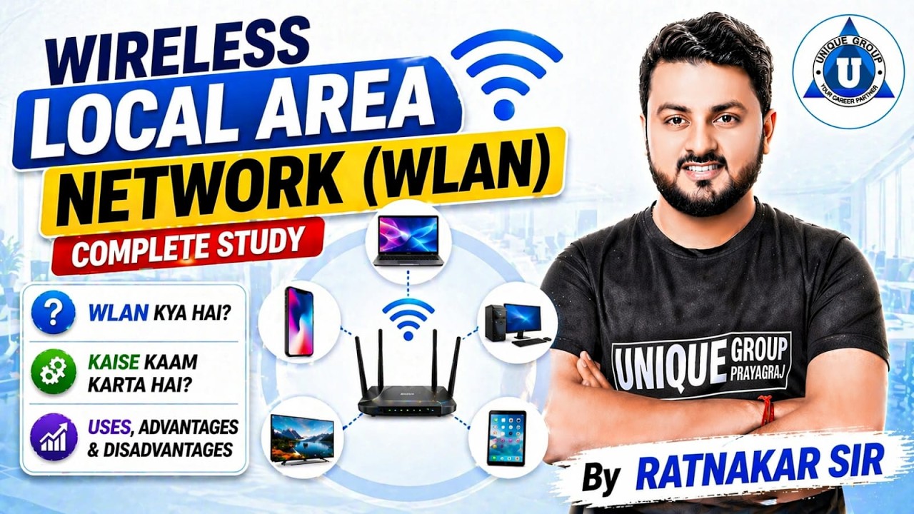 WLAN (Wireless Local Area Network) || Ratnakar Upadhyay||