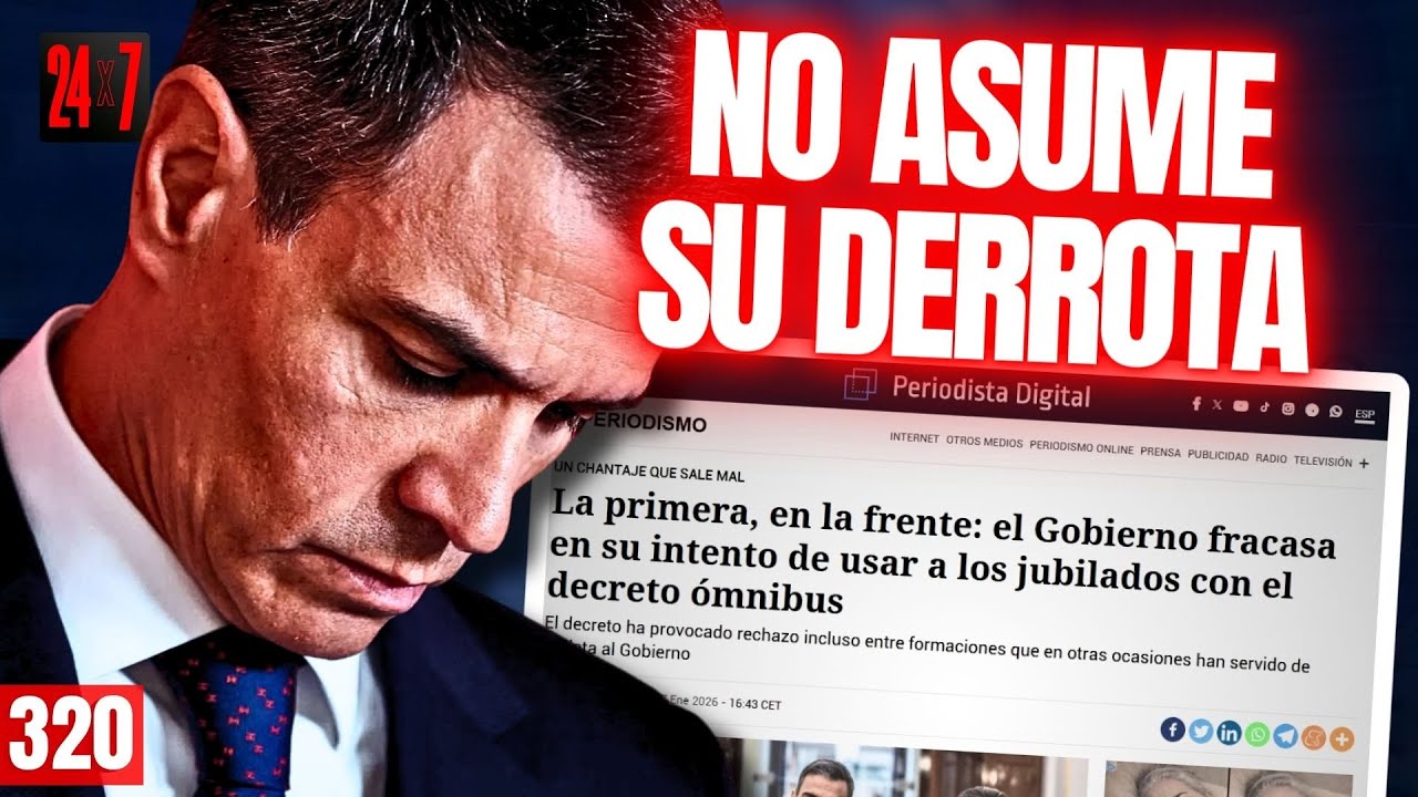 Sánchez culpa a Ayuso de la nevada para no asumir su derrota al usar las pensiones como chantaje