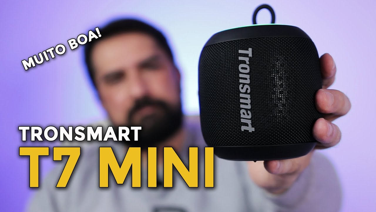 TRONSMART T7 MINI: CAIXA BLUETOOTH TOP E BARATA!!! | REVIEW COMPLETO COM TESTE DE ÁUDIO