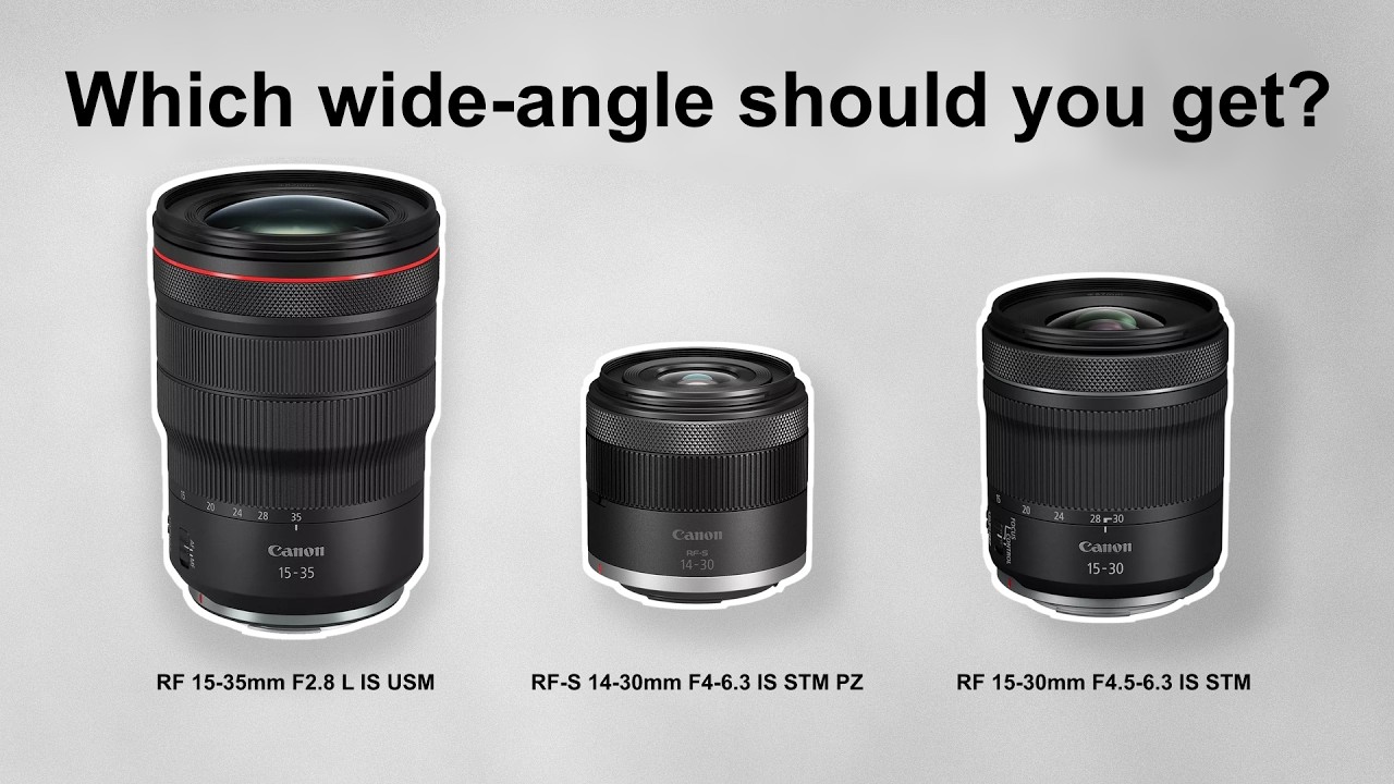 Comparing the Canon RF-S 14-30mm F4-6.3 IS STM PZ vs the RF 15-30mm f4.5-6.3 & 15-35mm f2.8 L