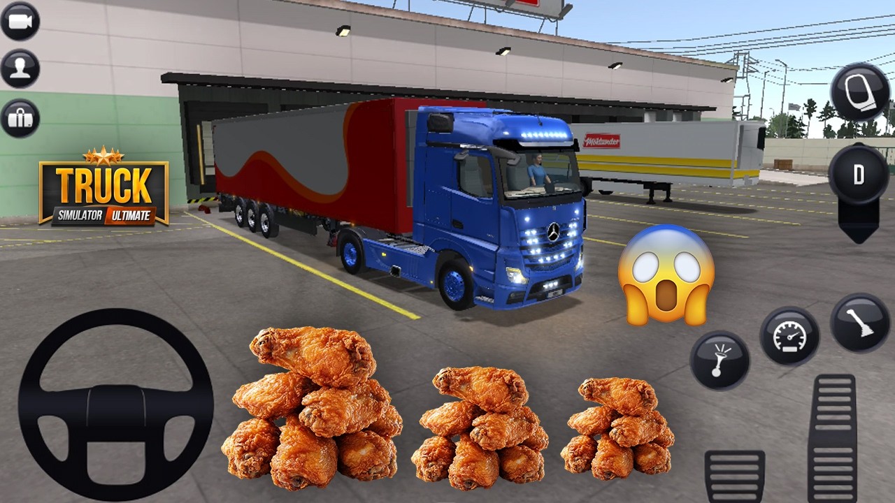 Hauling Frozen Chicken Wings Across the Map 🍗❄️🚚💨 | Truck Simulator Ultimate