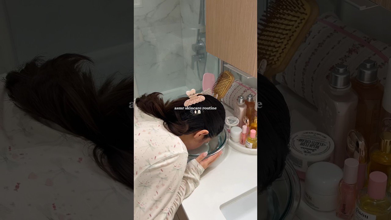 morning skincare routine☕️🫧 #selfcareroutine #aesthetic #asmr #morningroutine #skincareroutine