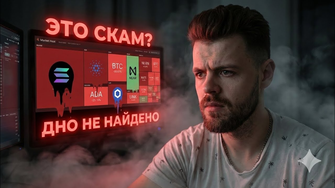 🚨КРАХ АЛЬТКОИНОВ: 90% исчезнут. Куда рухнут SOL, NEAR, ADA и LINK?