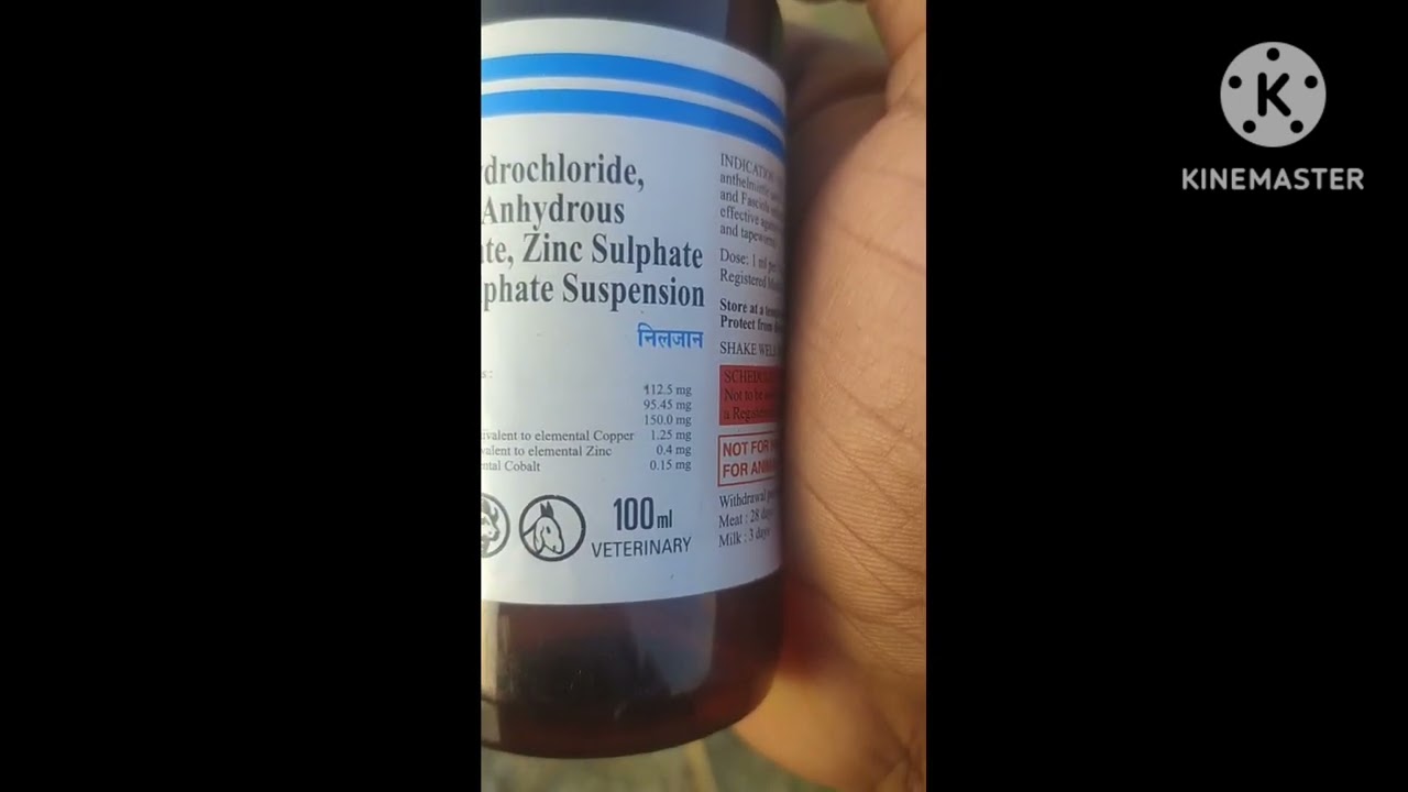 ##Nilzan##fluke & worm🐛drench ## Virbac##100ml##cow##                                ##thank you❤##