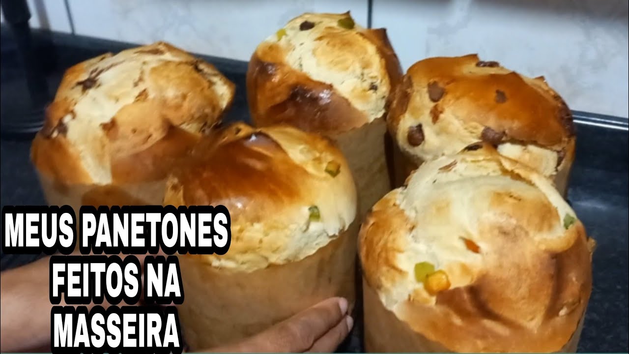 PANETONE NA MASSEIRA ELÉTRICA FICOU UMA MARAVILHA #receitas