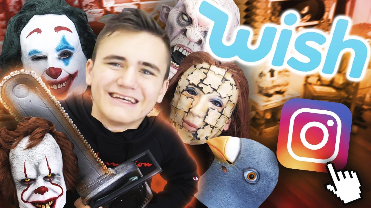 JE TESTE LES PIRES MASQUES D'HALLOWEEN WISH !!! 😱- Néo The One