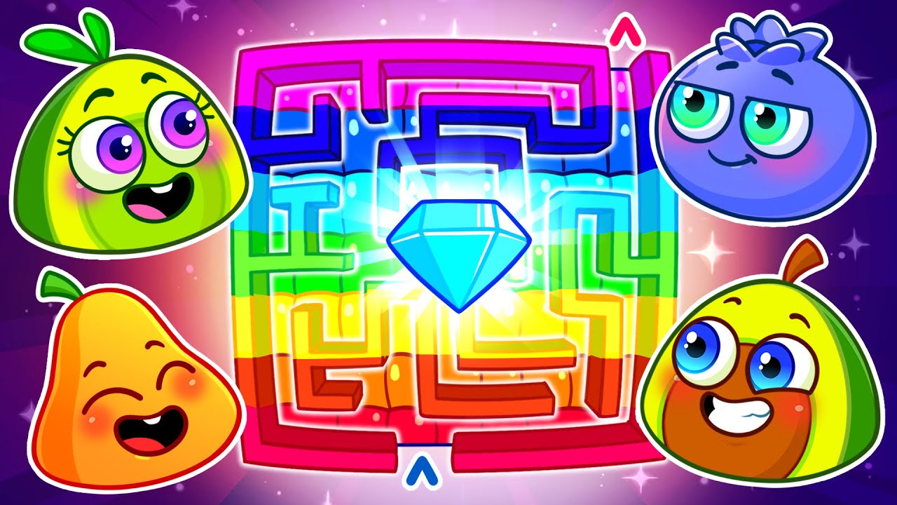 🤩 Avocado Play Giant Inflatable Maze Challenge for Kids😜 Colors and Directions🌈⬅️➡️ by Meet Penny🥑✨