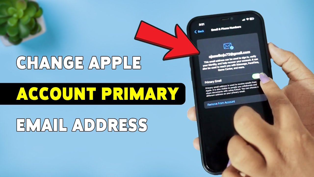 Change Apple Account Primary Email Address On iPhone | Switch Main Email On iOS 2025