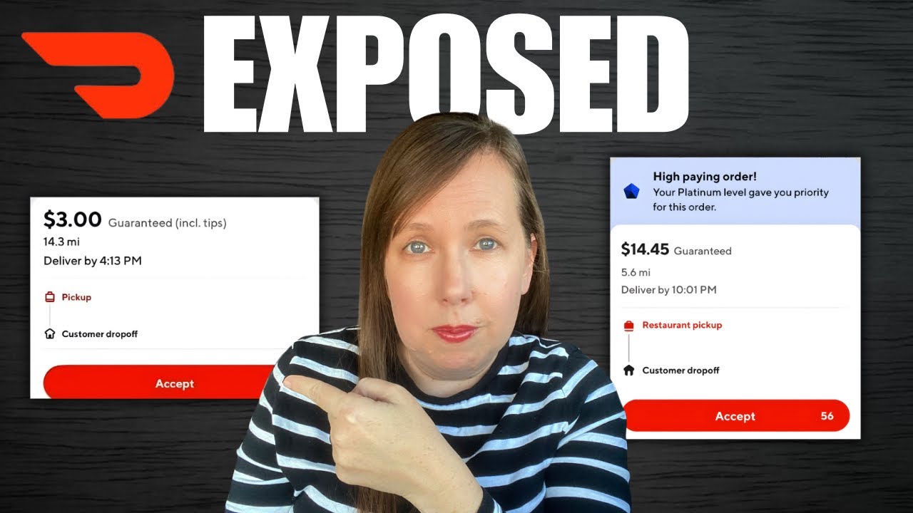 DoorDash Algorithm EXPOSED:  Why You’re Getting Trash Orders